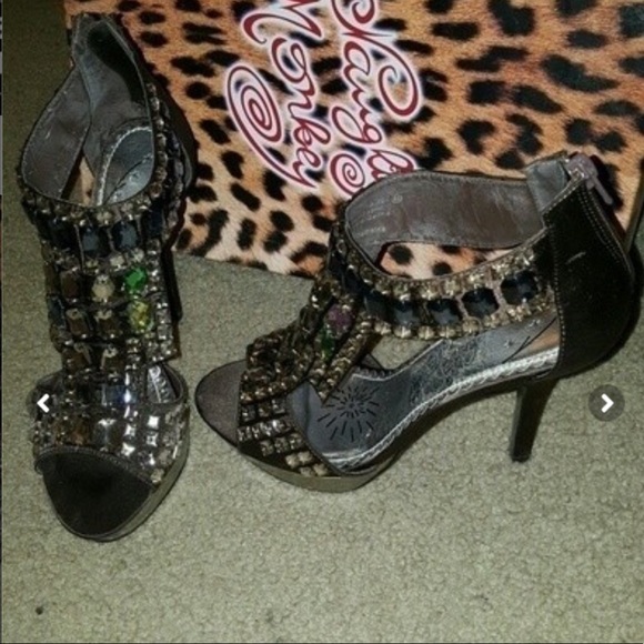 drunken monkey Shoes - Naughty Monkey heels